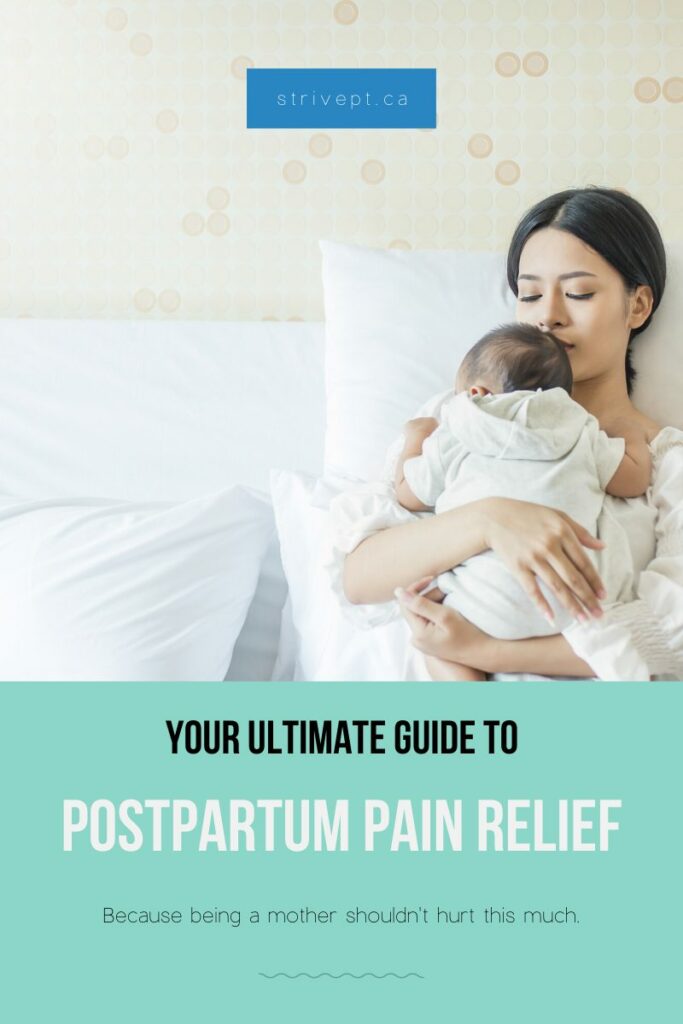postpartum, pain relief, postpartum pain, new mom