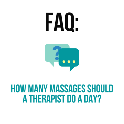 how many massages should a therapist do a day?