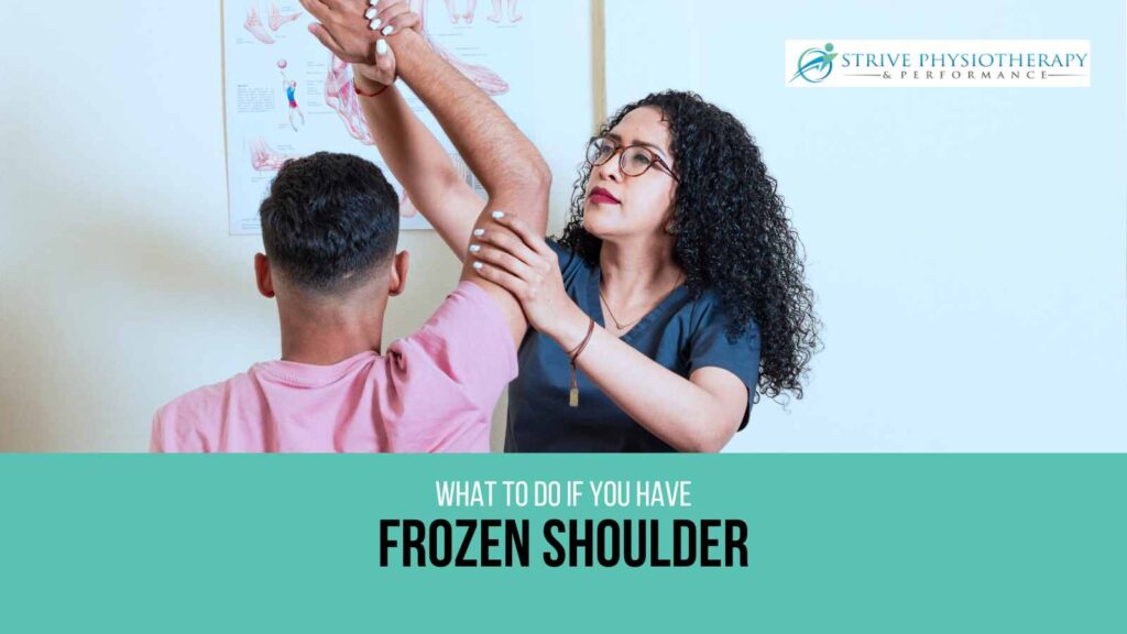 physiotherapy for frozen shoulder kitchener