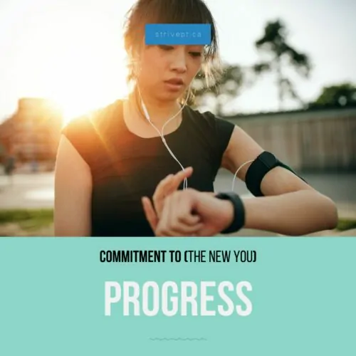 self help, progress, commitment, healthy lifestyle